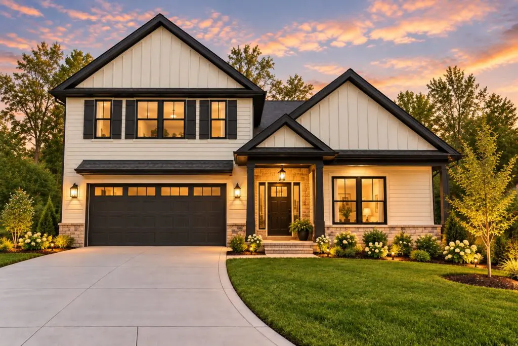 New construction home with curb appeal
